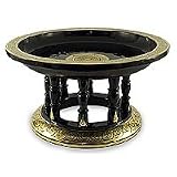 NOVICA Lacquered wood offering centerpiece, 'Khantok'