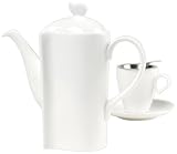 Review Ciroa  / Mitis White Fine China 860ml Teapot