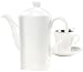 Kitchen & Housewares : Mitis White Fine China 860ml Teapot
