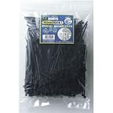 （業務用セット） ELPA 耐候性結束バンド ワンタッチロック方式 150mm 500本入 ブラック KBF-150500C（BK） 【×10セット】