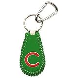 Chicago Cubs Kelly Green Baseball Stitch Key Chain