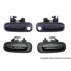 Set of 4 Exterior 1998-2002 Toyota Corolla Door Handles