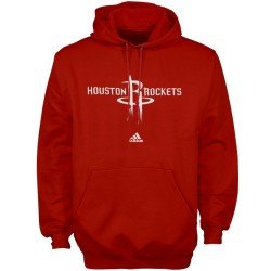 adidas Houston Rockets Red Full Primary Logo Hoody Sweatshirt