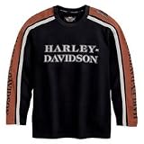 Harley Davidson Men's 105th Anniversary Long Sleeve Colorblock. LIMITED EDITION--WHILE SUPPLIES... at Harley Davidson