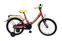 Kinderrad Balou 16 Zoll Waverot/blau/gelb