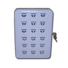 Sparkasten Spardose Sparschrank mit 18 Sparf�chern lichtgrau