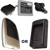 Hitech Battery & Travel Charger Set for Canon PowerShot SD300 Digital Camera