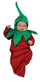 Baby Chili Pepper Bunting Costume Size Newborn to 9 Months