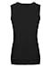 Messic Womens V Neck Sleeveless Pleated Front Tunic Top Blouse