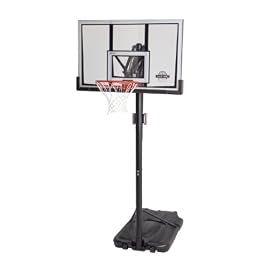 Lifetime 52-Inch Shatter-Proof Backboard with Portable Basketball System