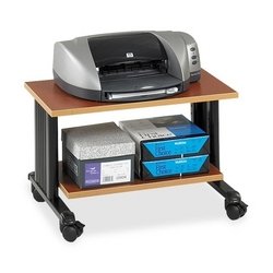 Safco 1880CY Muv Two Level Adjustable Printer Stand - Cherry - Black On Sale