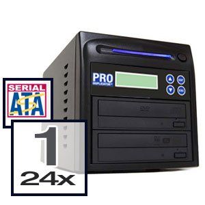 Produplicator 1 to 1 SATA CD DVD Duplicator Copier Tower with Dual Layer Burner + Free Nero Essentials CD/DVD Burning Software ($20 Value)