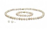 14K 7 7.5mm multi color freshwater cultured pearl set. 31g98POwJVL. SL160 14K 7 7.5mm multi color freshwater cultured pearl set.