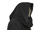 Men's Jedi Sith Robe Cloak Costume Adult Brown Black (Medium (54