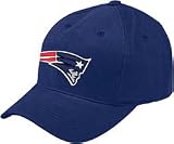 New England Patriots Basic Logo Brushed Cap Structured Adjustable Cap