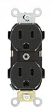 Leviton 5252-E 15 Amp, 125 Volt, Industrial Series Heavy Duty Specification Grade, Duplex Receptacle