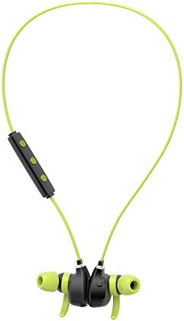 InzhiRui Comfortable Stereo Bluetooth In Ear Headsets with Microphone Best Cordless Headphones Wireless Earbuds Earphones for Music, Running, Gym (Green)