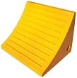 Industrial Grade 1GUL5 Wheel Chock, 15 In W x 14 In H, Yellow