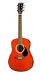 38" Acoustic Trans Red, strings, strap, picks, DVD