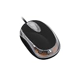 Wintec FileMate Imagine Series M1210 USB Mini Mouse - Jet Black with White (3FMNM1210UBK-R)