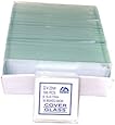 CB 7101S1 72-Pieces Blank Microscope Slides & 100-Pieces Square Cover Glass