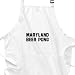 Maryland Beer Pong BBQ Apron