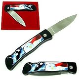 Collector's Series Folding Pocket Knife - Eagle and Flag