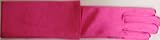 Twenty Two Inch Matte Fuchsia Satin Opera Gloves for Prom Parties and Other Occasions