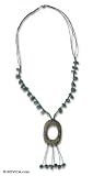 Quartz long necklace, 'Beautiful Brazil' 0.3 W 22.8 L