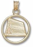 Air Force Academy Falcons Chapel Pendant - Gold Plated Jewelry