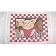 Pig Piggy Cotton Fringed Area Rug