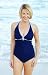 Colorblock Halter Tankini Top - Women's Swimwear Plus Size Swimsuits