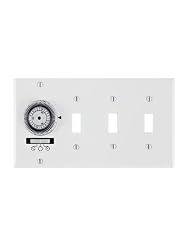 Buy Intermatic KM2ST-4G 4 Gang Toggle SPST 24-Hour Mechanical Timer by Intermatic