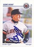 Gene Roof, London Tigers - Tigers Affiliate, 1991 Line Drive Pre-Rookie Autographed Card