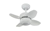 Monte Carlo 4MC20WH 20-Inch 4-Blade Mini Ceiling Fan, White