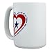 Army Soldier Service Flag Poem Large Mug