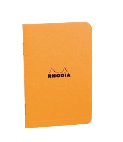 Rhodia Classic Orange Staple Bound Graph Paper Pad 3 X 5 Image Rhodia Classic Orange Staple Bound Graph Paper Pad 3 X 5