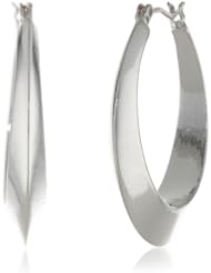 Kenneth Cole New York "Urban Smoke" Sculptural Hoop Earrings