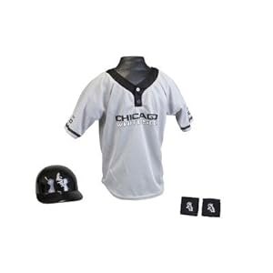 Franklin Sports 15231F04P1Z MLB Chicago White Sox Kids Team Uniform Set