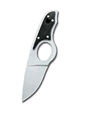 Boker 02BO550 Escape Knife with Black Micarta Handle and Plain Black Leather Sheath