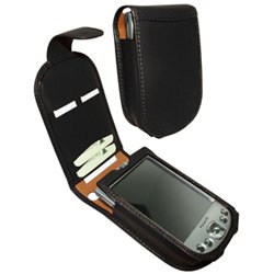 Piel Frama 764 Black Leather Case Extended Battery Fit for hp iPaq rx1900 h4100 Series