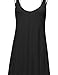 Awesome21 Women's Relaxed Fit Soft Stretch Sleeveless Trapeze Mini Dress