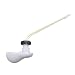 American Standard 738171-0200A Right Hand Plastic Trip Lever, 30 Degree by 6-Inch, White