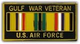 Gulf War Veteran USAF Small Pin