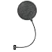 Anti-pop screen for microphone, Flexible bar 150mm (6")