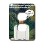 Rich Diesslins Famous People Places Books Cartoons - Van Gogh and Internet Chat Rooms - Light Switch Covers - 2 plug outlet cover