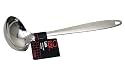 Chef Craft 10260 1-Piece Stainless Steel Ladle, 11-1/2-Inch