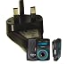 iBox - 3 Pin USB Power Wall Plug For Sandisk MP3 Player Sansa Clip 2Gb , Sansa Fuze 8gb, Sansa Fuze 4gb, Sansa Clip 8Gb, Sansa Clip 4Gb, Sansa Fuze SD9454 4GB, Sandisk SDMX11R-1024K-E70, Sansa Fuze SD9456 + Bonus Stereo Headphones *BLACK*