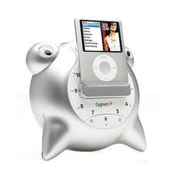 CYGNETT - Groove Toons Speaker/Alarm Clock - silver
