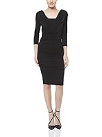 The Jersey Dress Company Vestido 3316 (Negro)